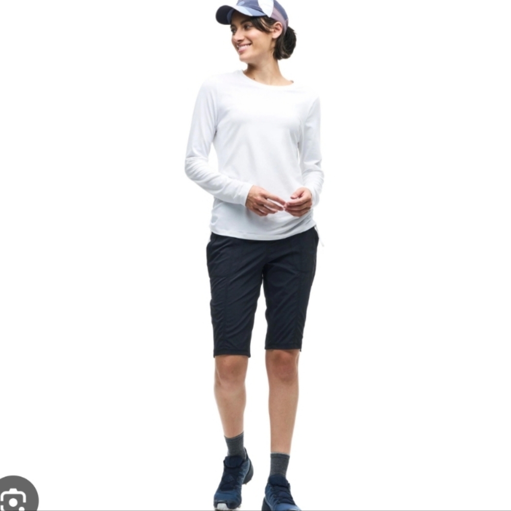 Indyeva outdoor hiking long shorts black XS